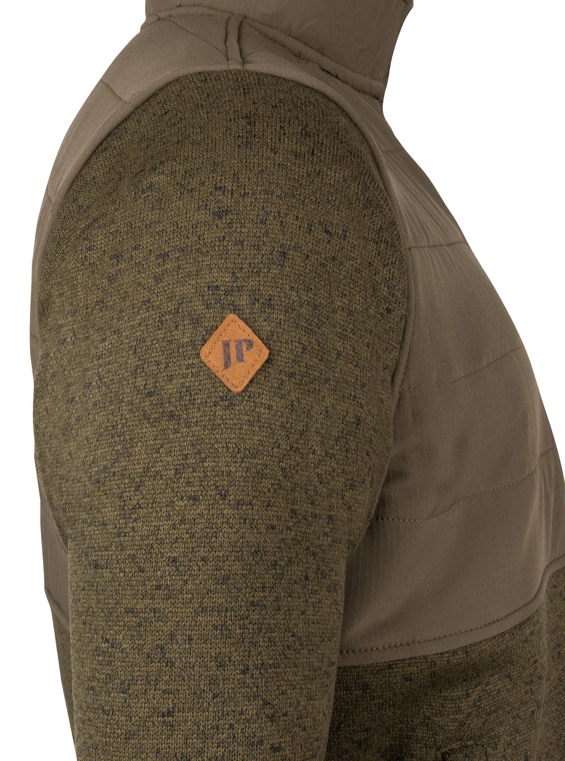 JACK PYKE Pull en polaire pour homme – Veste d'extérieur à manches longues avec col montant, panneau supérieur rembourré, poches zippées et pull à fermeture à bouton-pression pour tenue décontractée