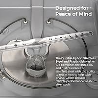 Vista 6 de Kenmore 24" Premium Hybrid Tub Dishwasher - UltraWash, MoreSpace Adjustable Rack, High Temp & SmartWash - 12 Place Settings - 54 DBA - ENERGY STAR