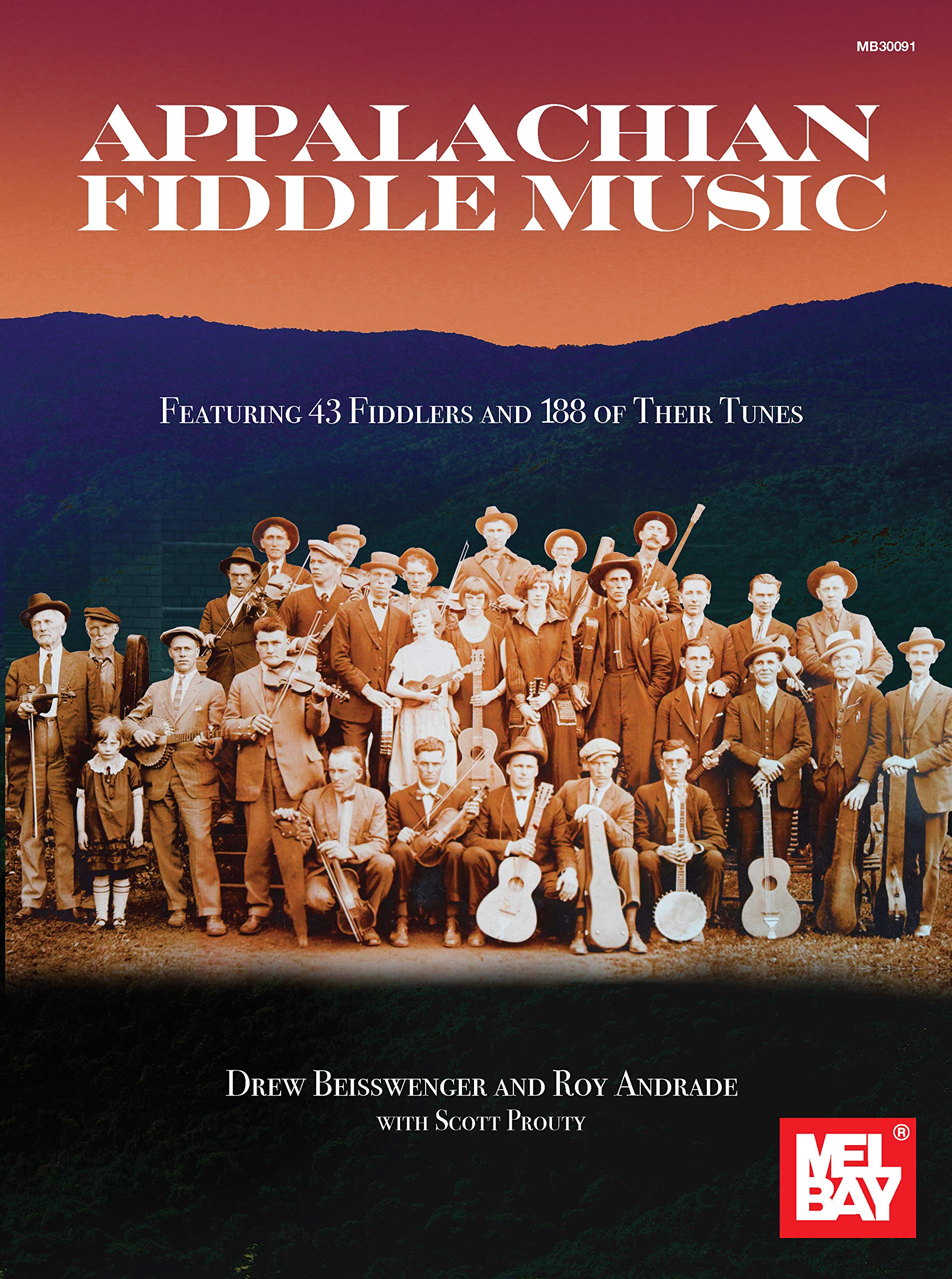 Appalachian Fiddle Music partitions violon folk américain recueil 188 airs traditionnels