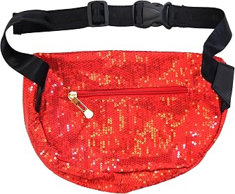 TV Store Sun Drop Citrus Soda Red Sequin Fanny Pack Waist Bag