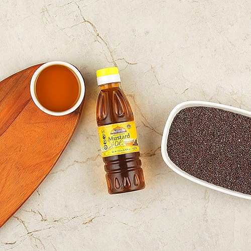 Miniatura 2 de Aceite de mostaza Rani (Kachi Ghani) 6.76 onzas (6.8 fl oz), sin OMG, apto para gluten, vegano, 100% natural