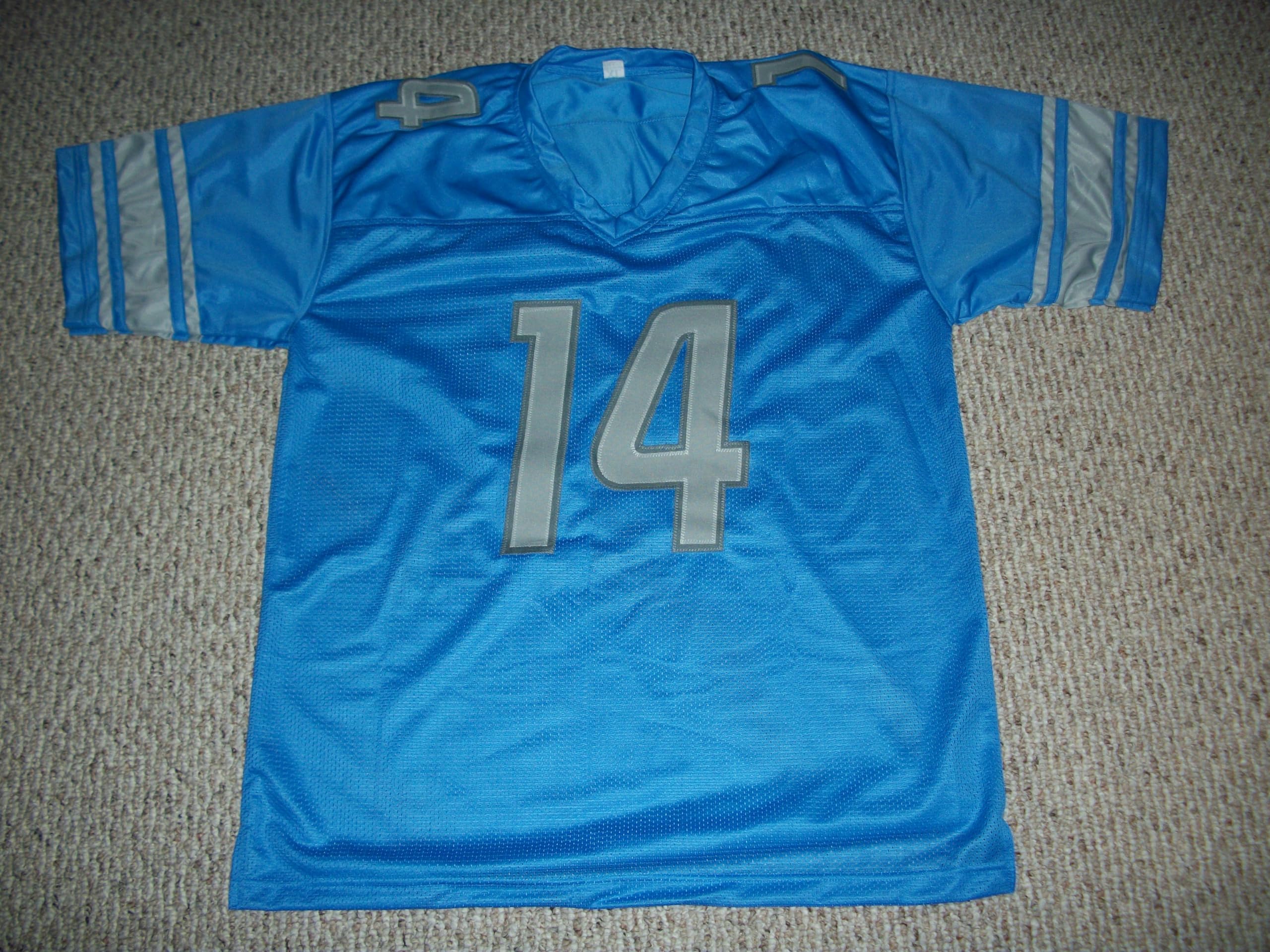 Amazon.com: Amon-Ra St Brown Jersey #14 Detroit Custom Stitched