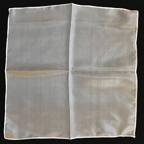 Londres Magia funciona Magic Silks Incluye instrucciones de truco. La Herramienta Perfecta para cualquier Magia Rutina., 12 pulgadas, Blanco