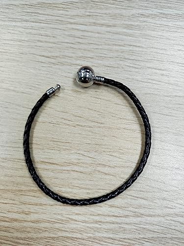 Miniatura 4 de KunBead Pulseras de cuentas de cadena de cuero para hacer joyas para mujeres, adolescentes y niñas con cierre de clip compatible con dijes Pandora