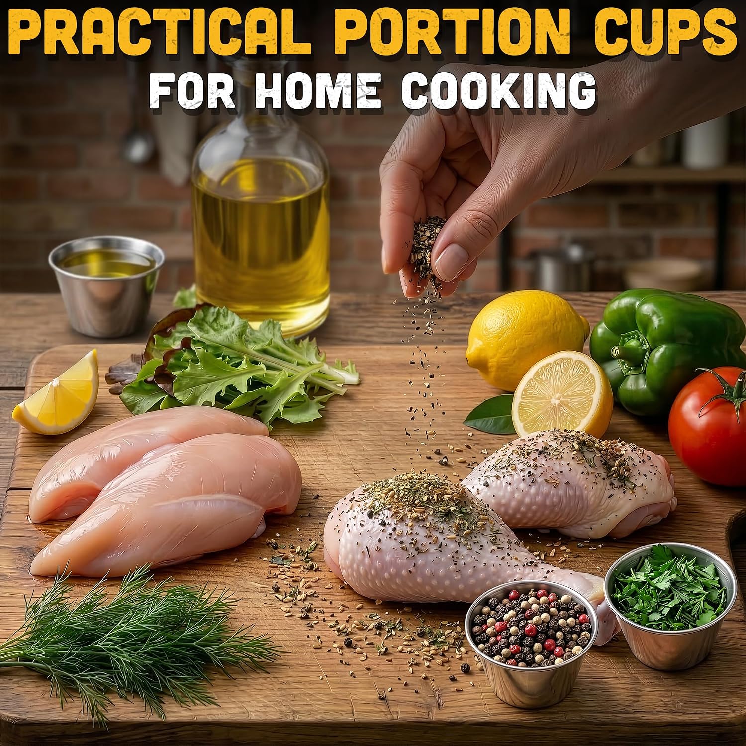 12 Pcs Dipping Sauce Cups, 2.5 Oz Stainless Steel Ramekins