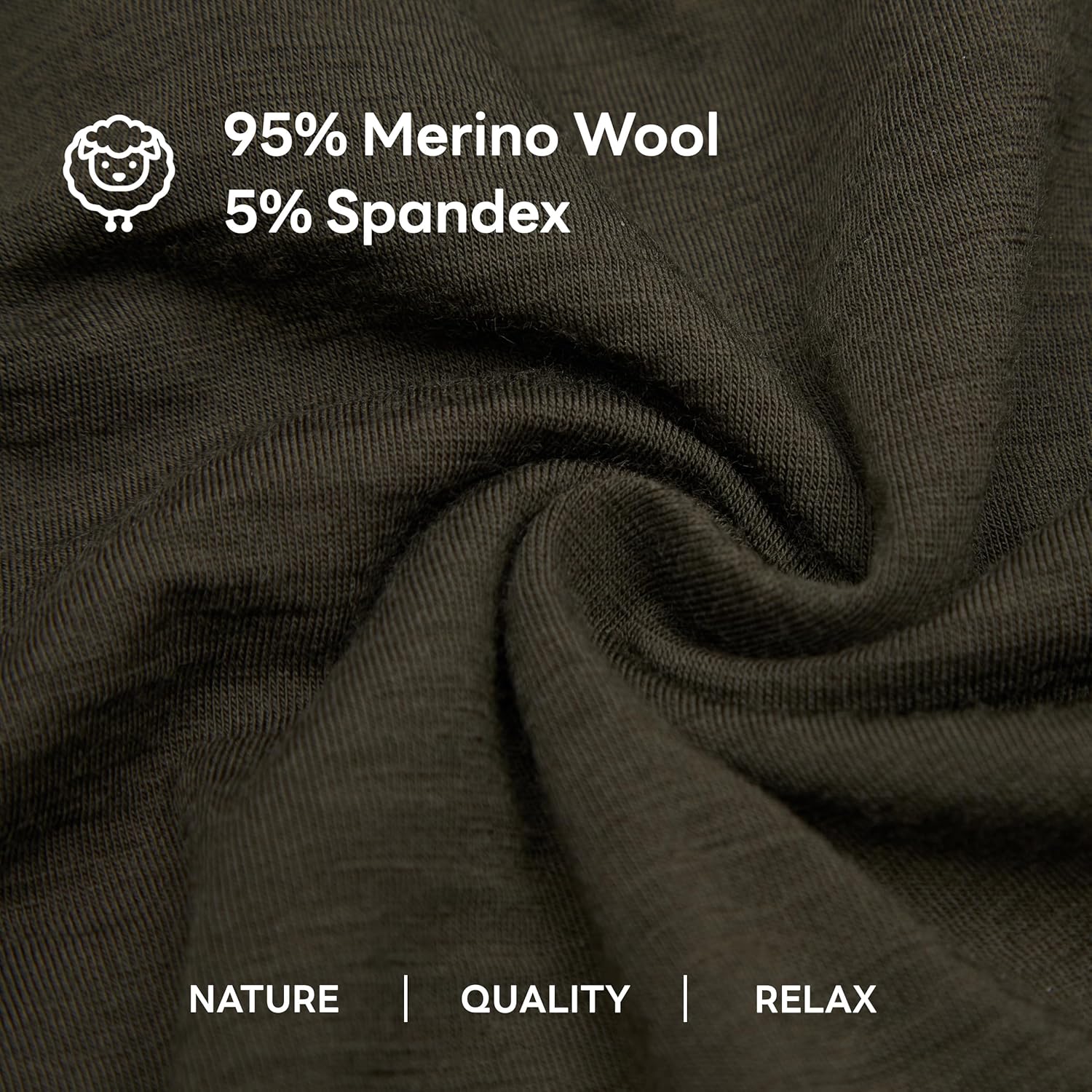 ACUSHLA Merino Wool Underwear for Men - Breathable Soft Odor Control Boxer Brief Base Layer Trunk Underpant Undies - Image 5