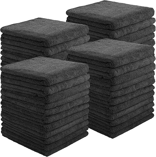 Paquete de 26 toallas de salón seguras con blanqueador, a granel, de microfibra de 16 x 29 pulgadas, absorbentes, de secado rápido, toallas faciales