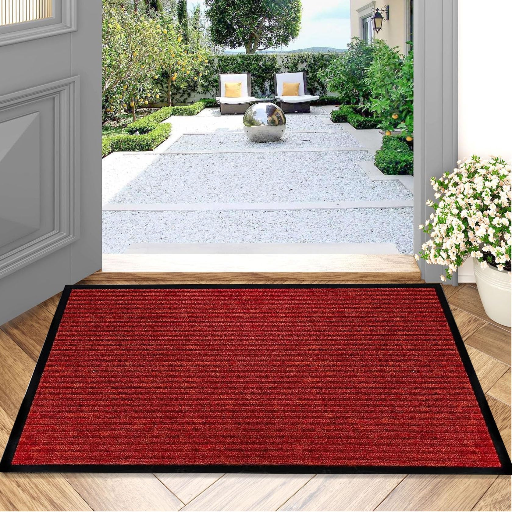 Produktbild von Fußmatte Außen Und Innen 100 X 130 Cm Flach, Rutschfest
