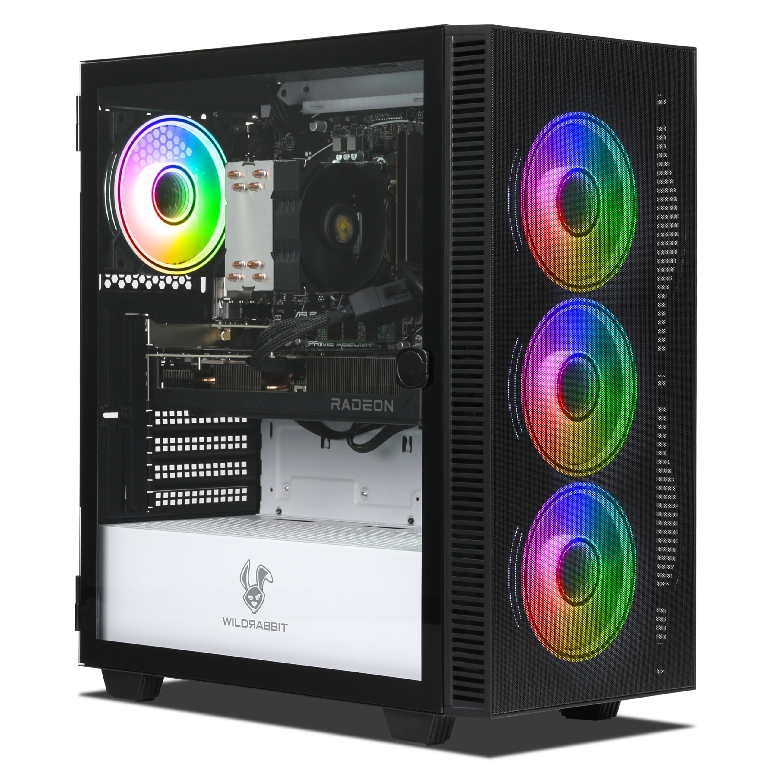 Ankermann Quantum Gaming PC | AMD Ryzen 5 9600X | AMD RX 9060XT 16GB | 32GB DDR5 RAM | 1TB NVMe SSD | Windows 11 | WiFi & Bluetooth