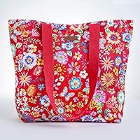 Vista 55 de Maison d' Hermine Bolsa de lona para mujer, bolsa de lona de algodón reutilizable para el hombro, bolsas de comestibles a granel con asa para 01
