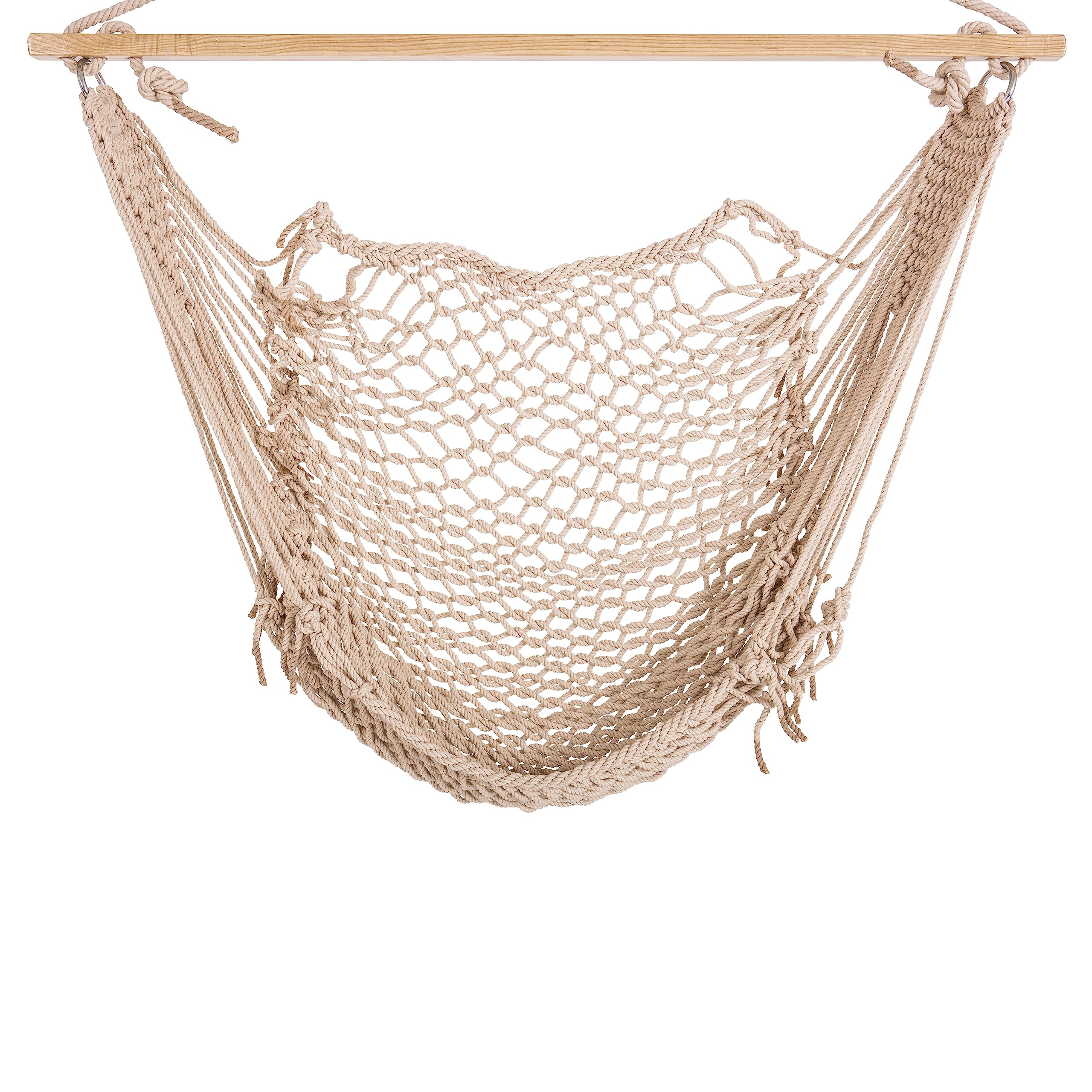 Jack and June Cotton Hand-Woven Adult Hammock Swing Playset Attachment
