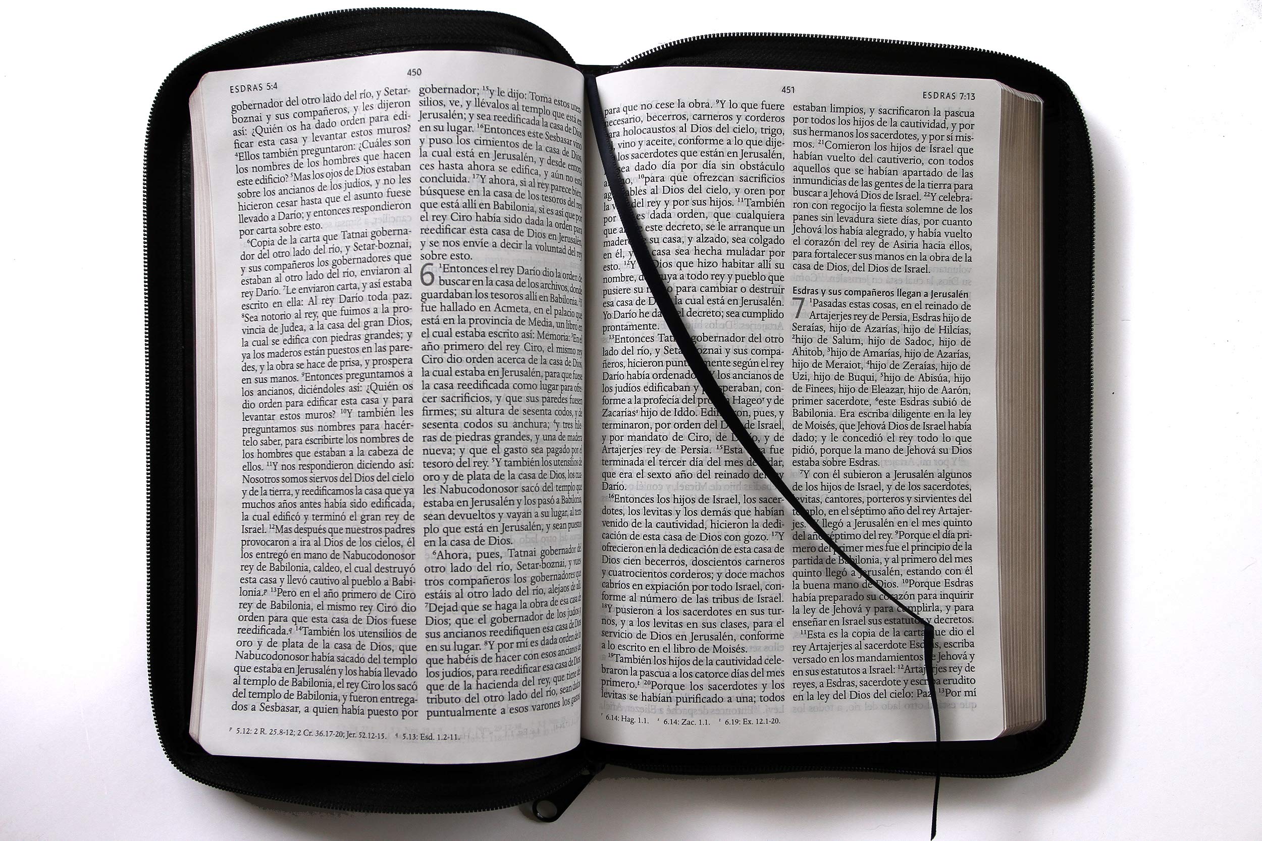 Biblia Reina Valera 1960 Tamaño grande, letra grande piel negra con cremallera / Spanish Holy Bible RVR 1960 Large Size Large Print Black Leather with ... 1960, Negro, Símil Piel, Con Cremallera