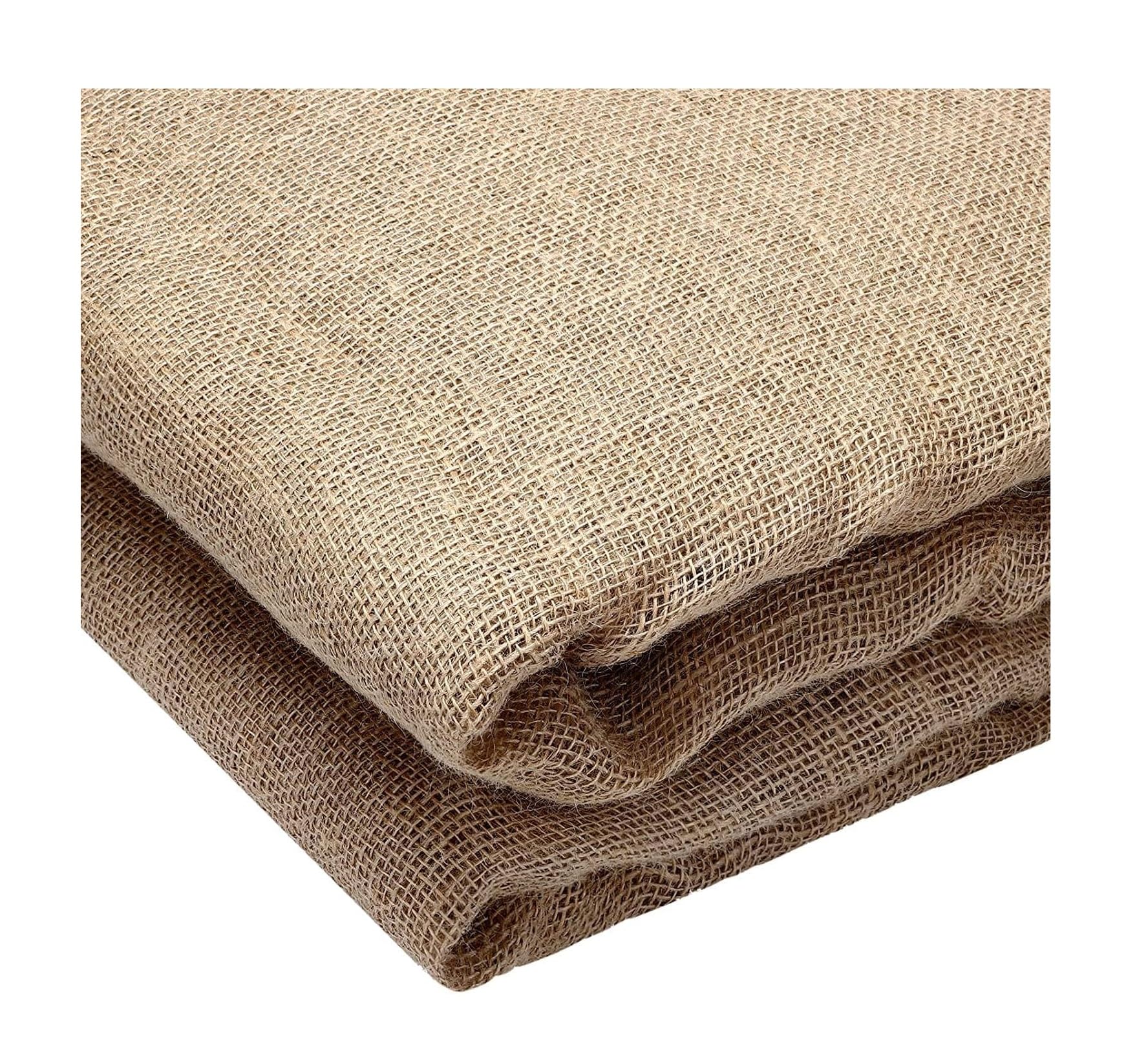 Natural Color Jute Fabric I Eco-Friendly & Biodegradable I Used for DIY Making Jute Bags, Art & Craft, Home Decor, Matting, Stylish Gift Wrapping, Hessian Bag, Weddings Decorating – 1 Meter