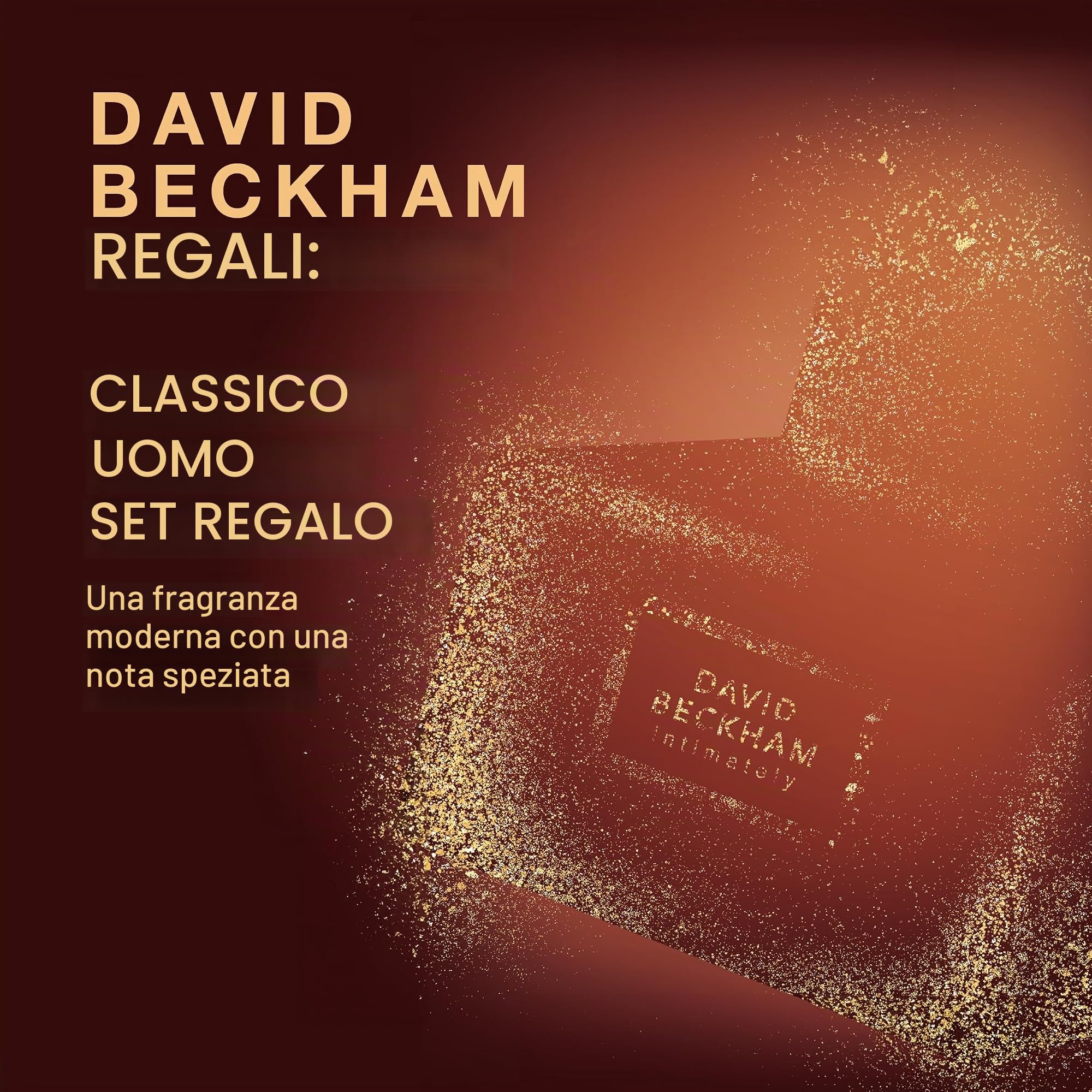 David Beckham Confezione Regalo Intimately, Eau de Toilette 30ml & Deodorante Spray 150ml, Fragranza Aromatica Ambrata per Lui