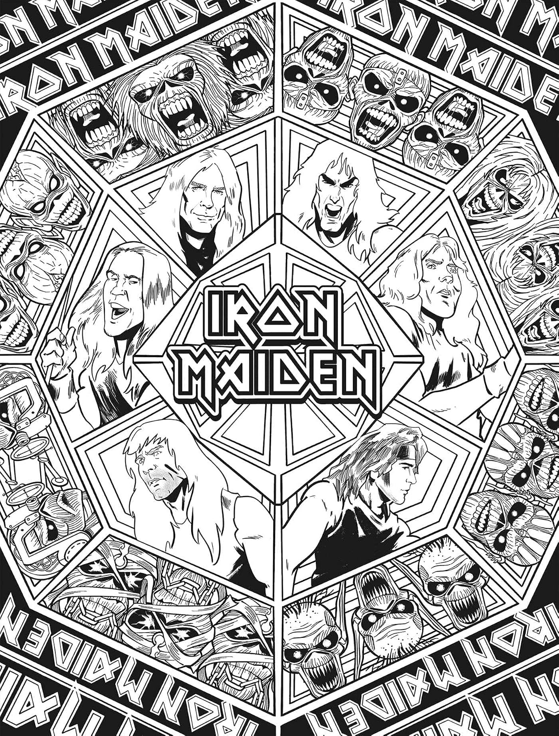 Iron Maiden: The Official Coloring Book
