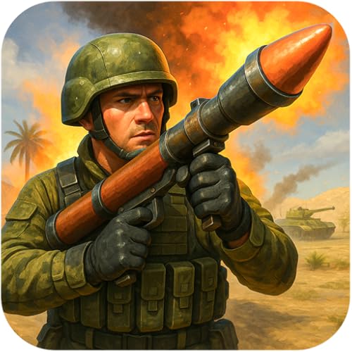 Juegos de Accion: Juego FPS Disparos - Combate Shooter de Guerra con Pistolas. El mejor juego de soldados y comando sin internet para mobile, un action game belico con misiones intensas.