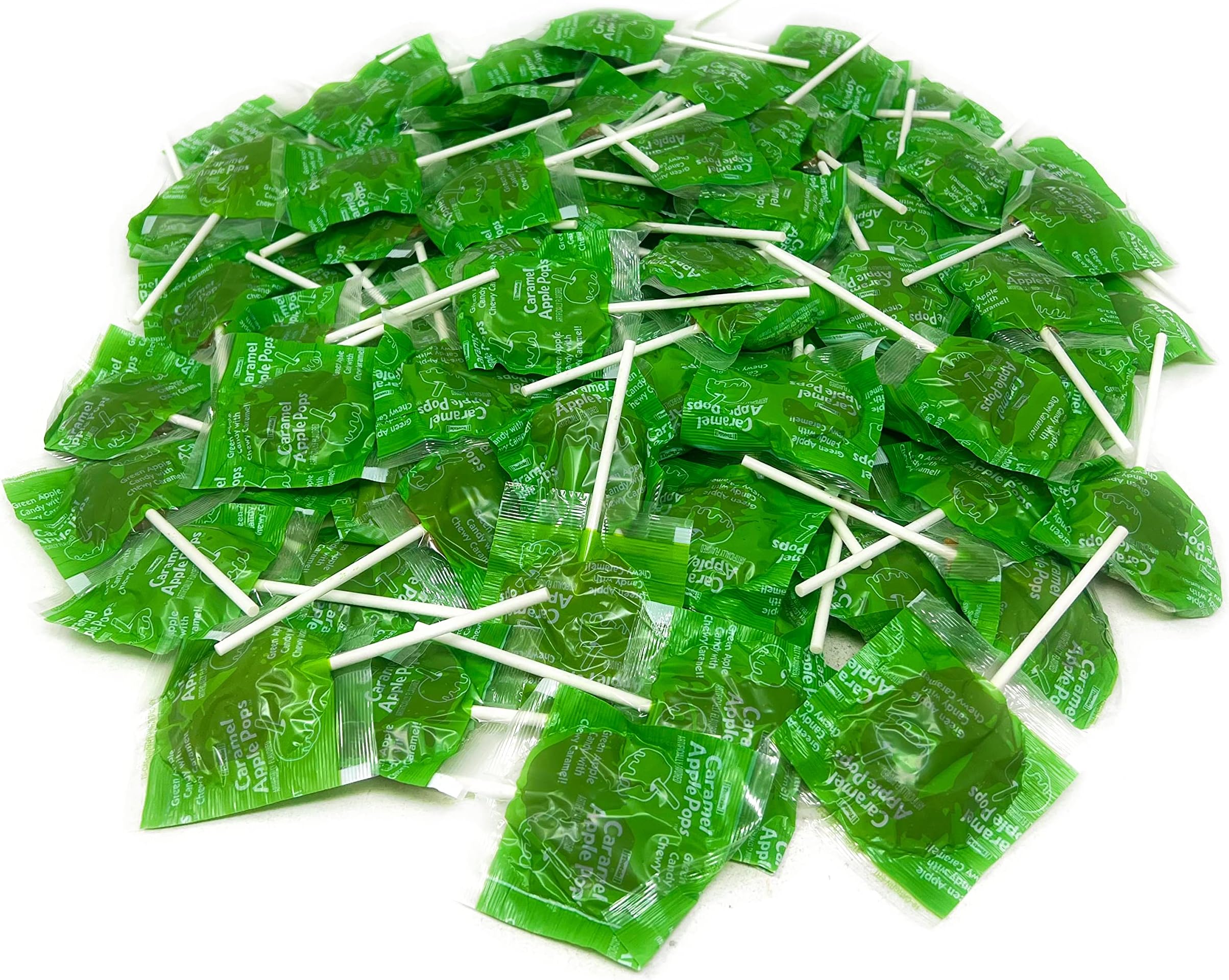 Caramel Apple Tootsie Pops Bulk Lollipops Suckers Filled With Chewy Tootsie Roll Candy Single Flavor Value Pack In Resealable Bag 2 lbs (32 Oz) 50+ Pcs (PACKAGING MAY VARY)