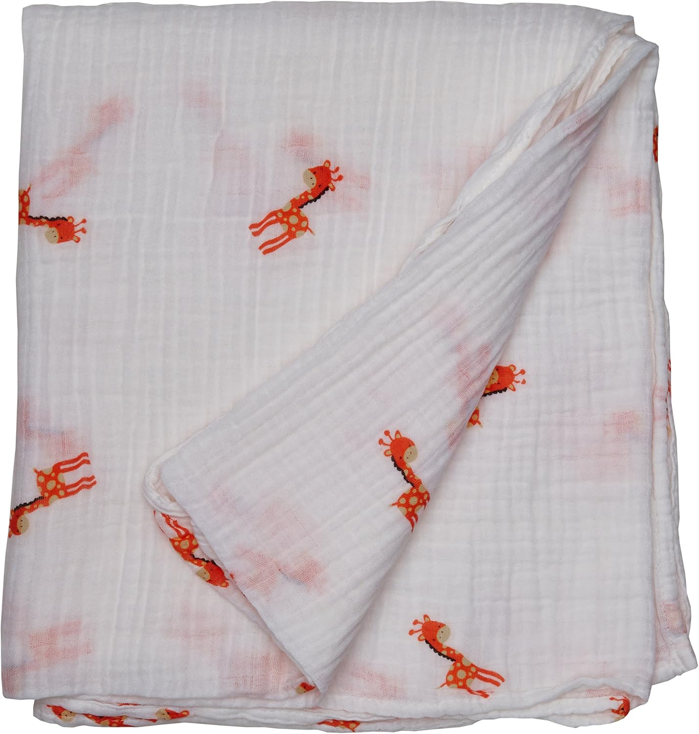Lulujo Muslin Swaddle (My Giraffe) 47" x 47" Baby