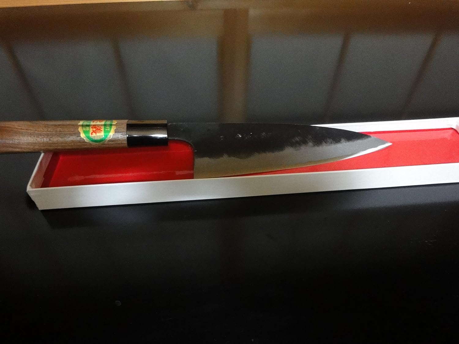 Handmade Santoku (165mm Blade) Blue Steel-1/japanese Sushi Kitchen Chef Knife