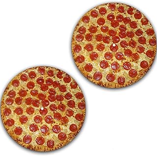 DJ One Pair DJ Pizza #1 Small Pepperoni Scratch Pad Vinyl Memorabilia 7