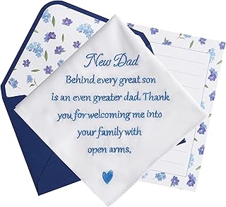 Father of the Groom Gifts Wedding Handkerchief, AKI-106E-NewDad