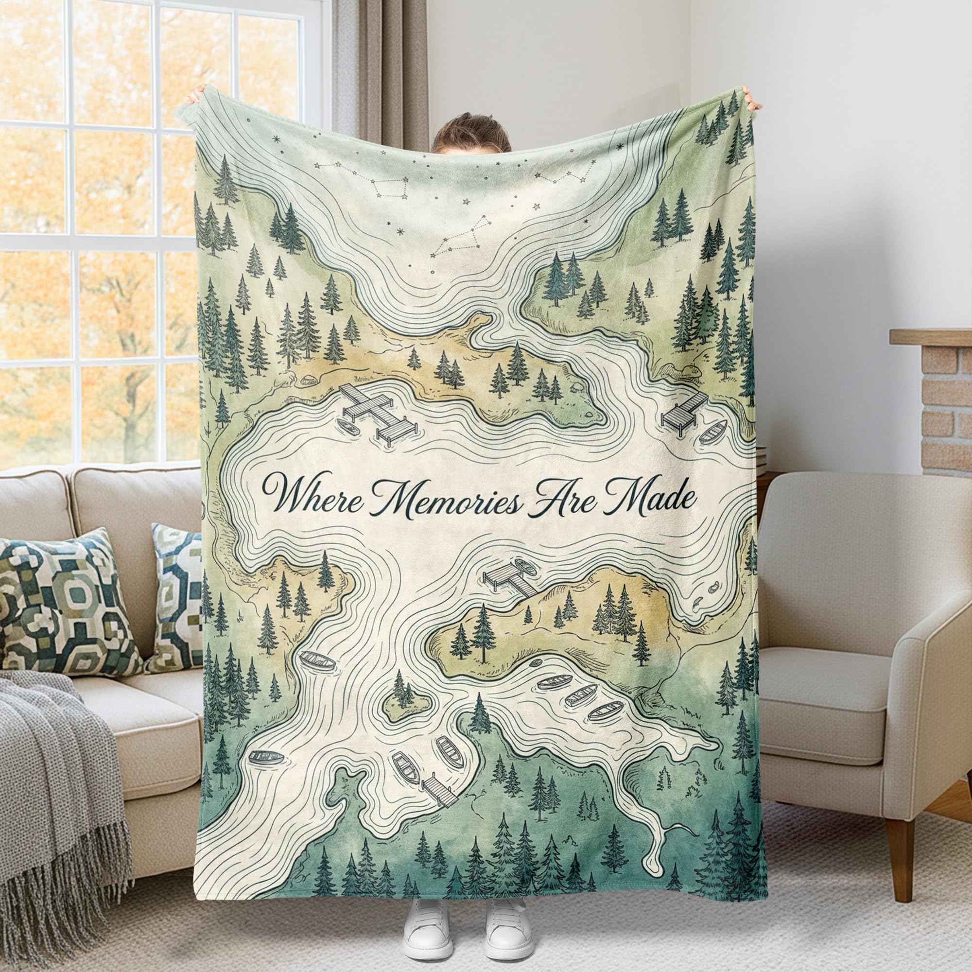Couverture en flanelle douce contre le froid nocturne sur le lit