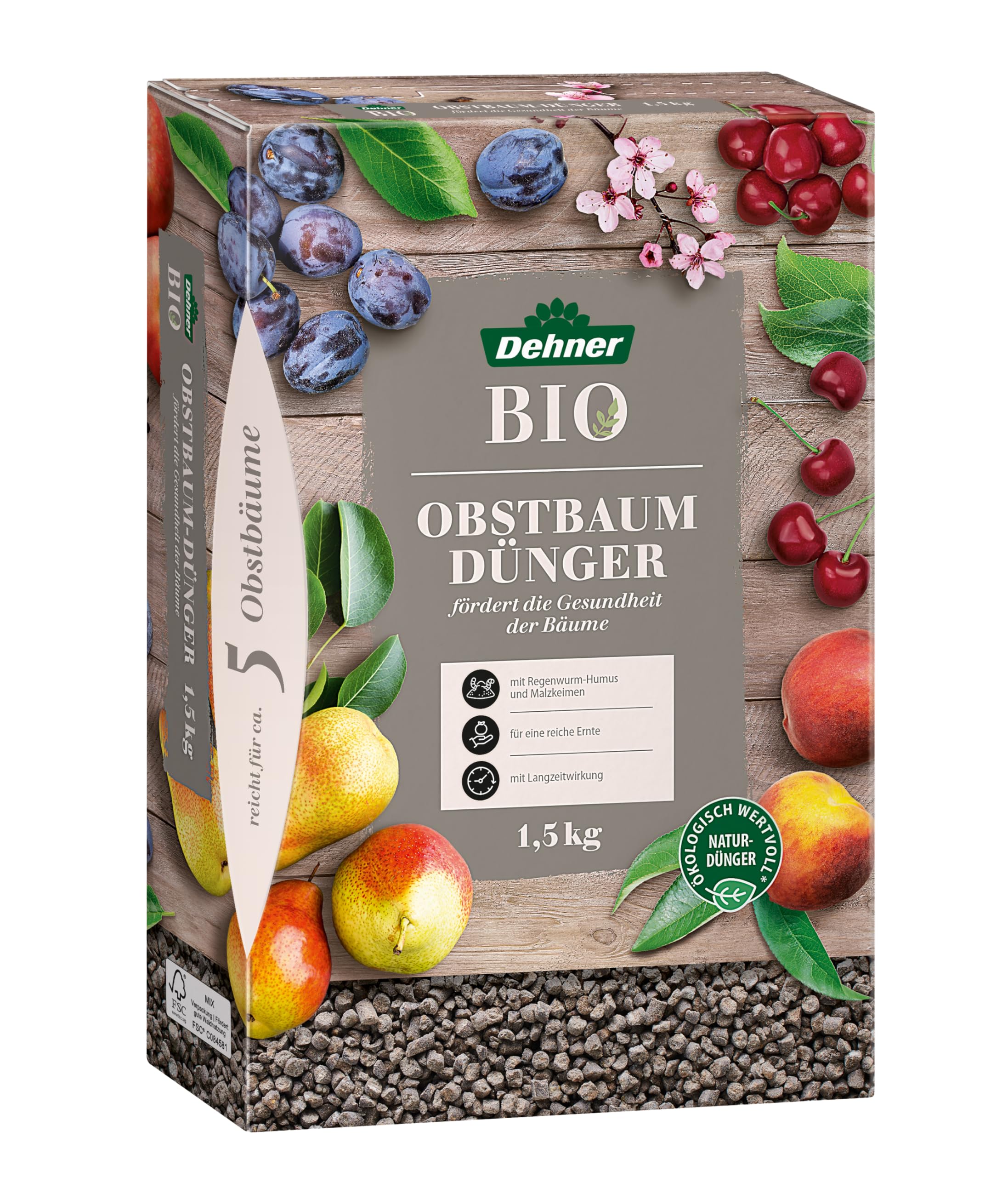 Der Dehner Bio HochbeetDünger ist ein organischer NPKDünger, der