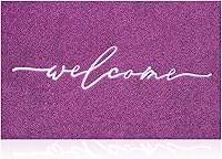 Vista 18 de AAZZKANG Tapete de Bienvenida para Exteriores con Respaldo de Goma Antideslizante Fácil de Limpiar Tapetes de Puerta de Entrada para Áreas