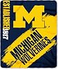 Northwest NCAA Michigan Wolverines Unisex-Adult Fleece Throw Blanket, 50 x 60, Painted