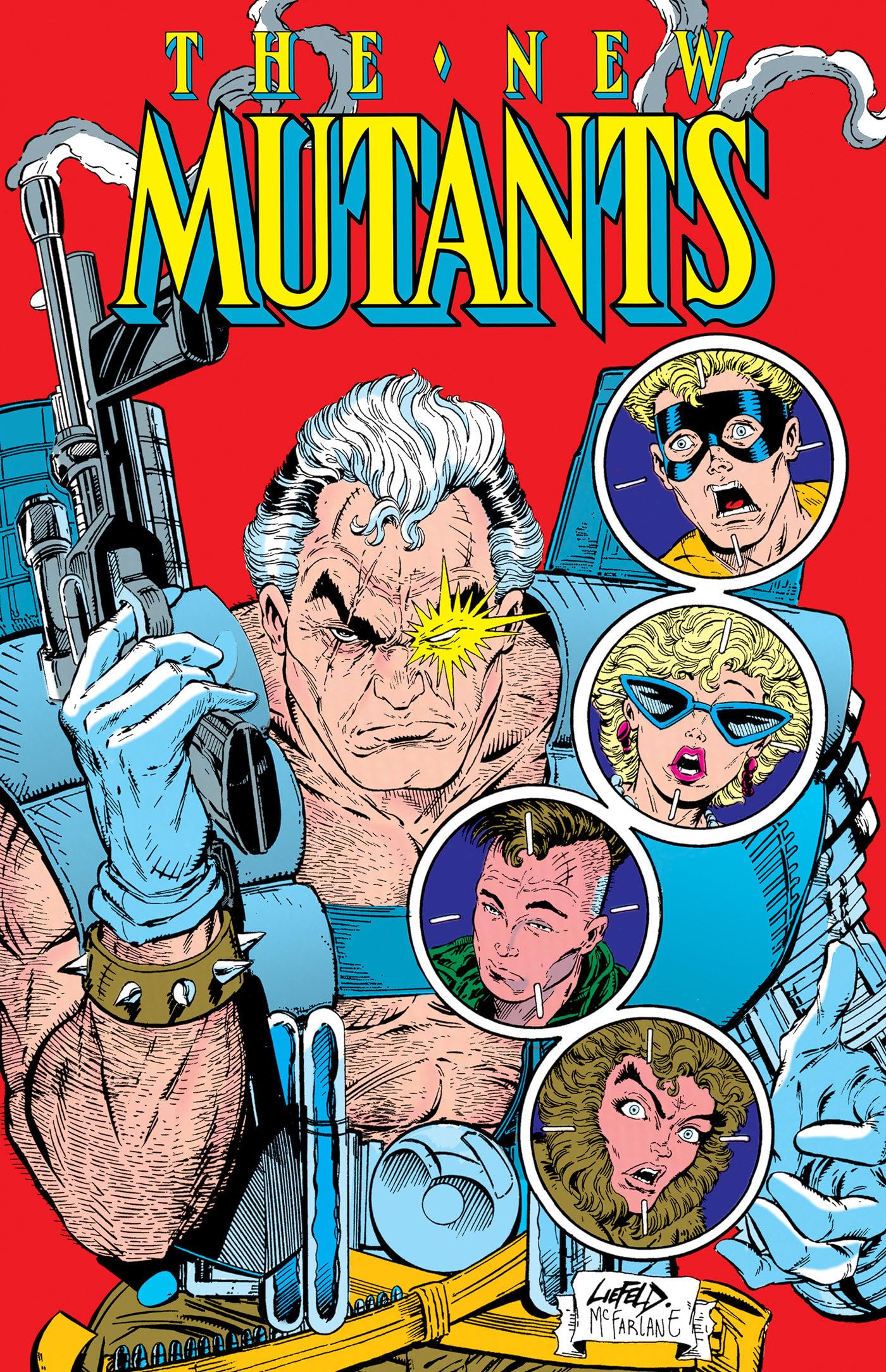 New Mutants Omnibus Vol. 4 Rob Liefeld Cable Cover