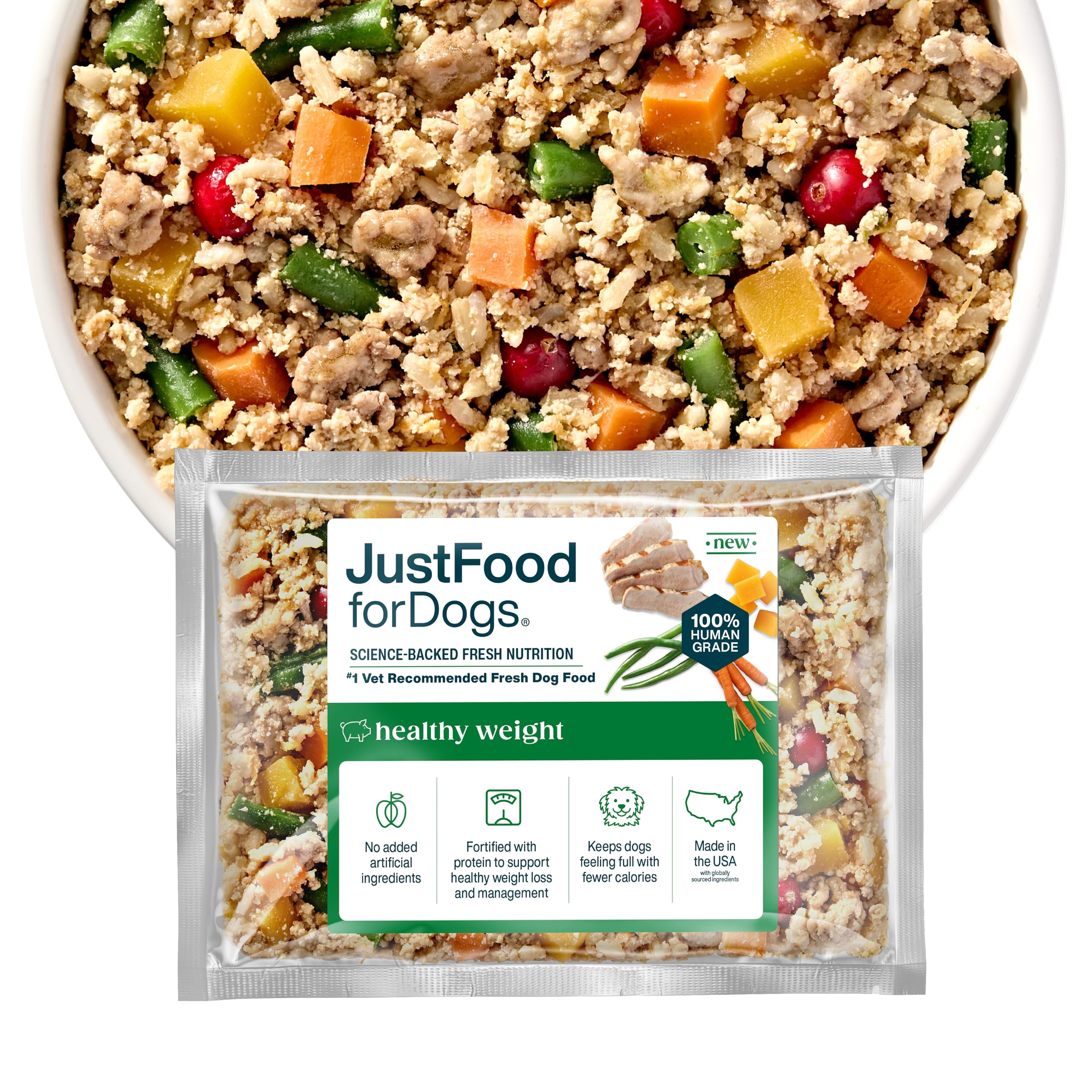 JustFoodForDogs Healthy Weight Pork