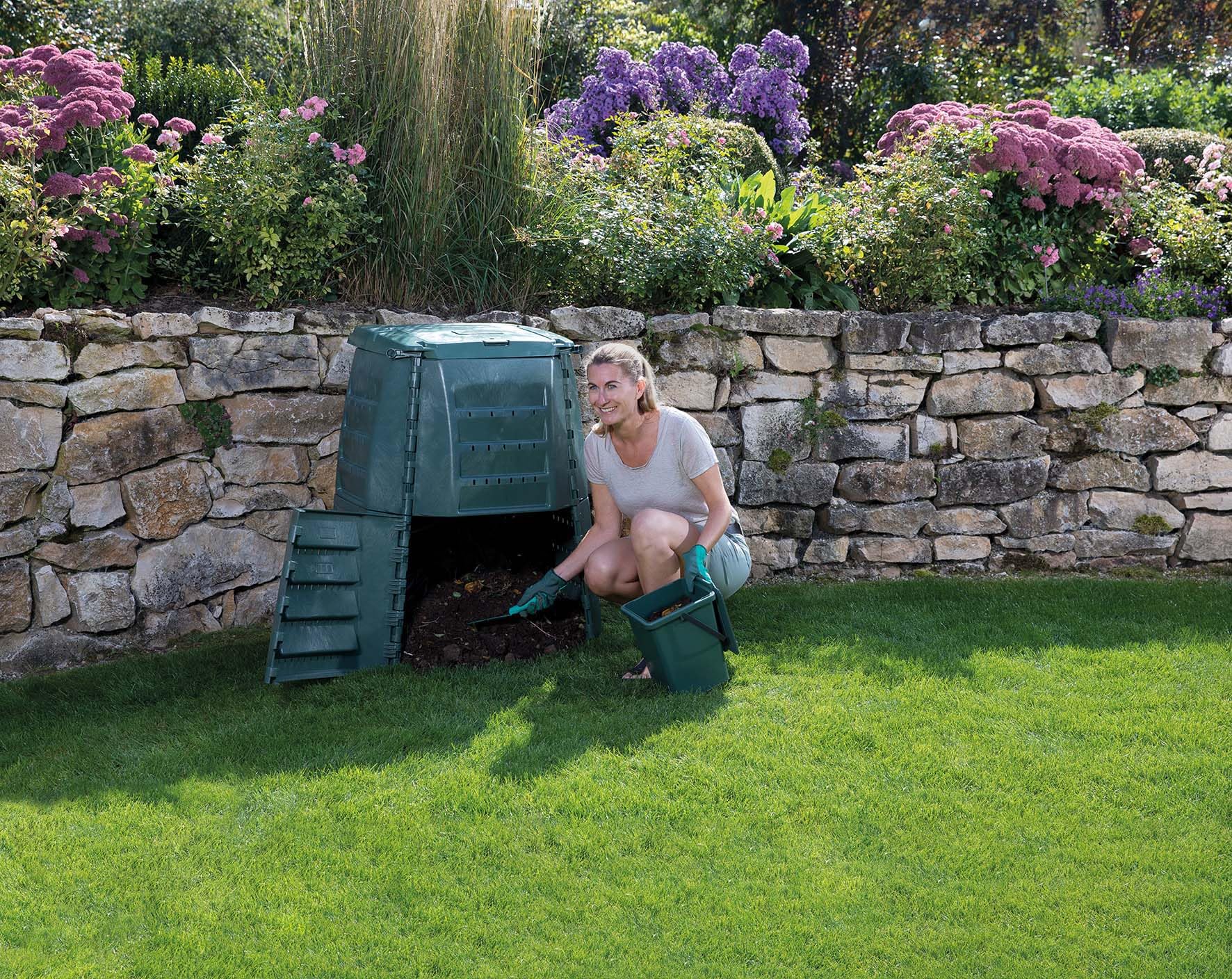 GARANTIA THERMO-STAR compostiera 600 litri verde