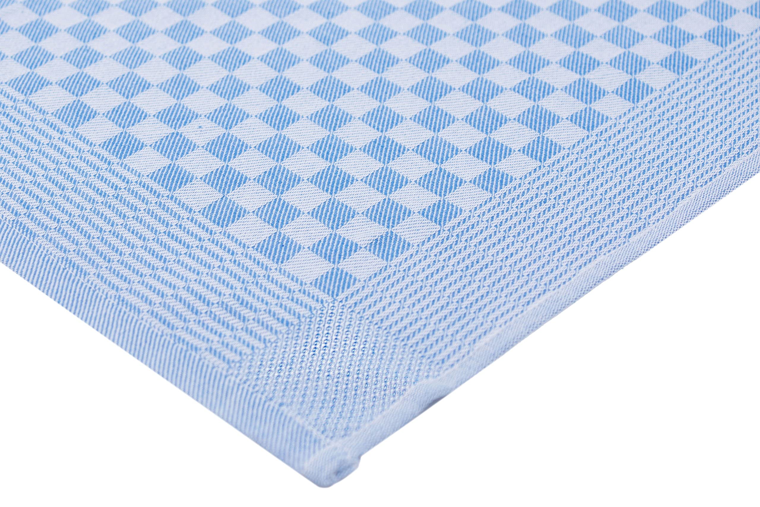 ZOLLNER Zestaw 10 Ściereczek Kuchennych 100% Bawełny 46x70 cm Niebieskie