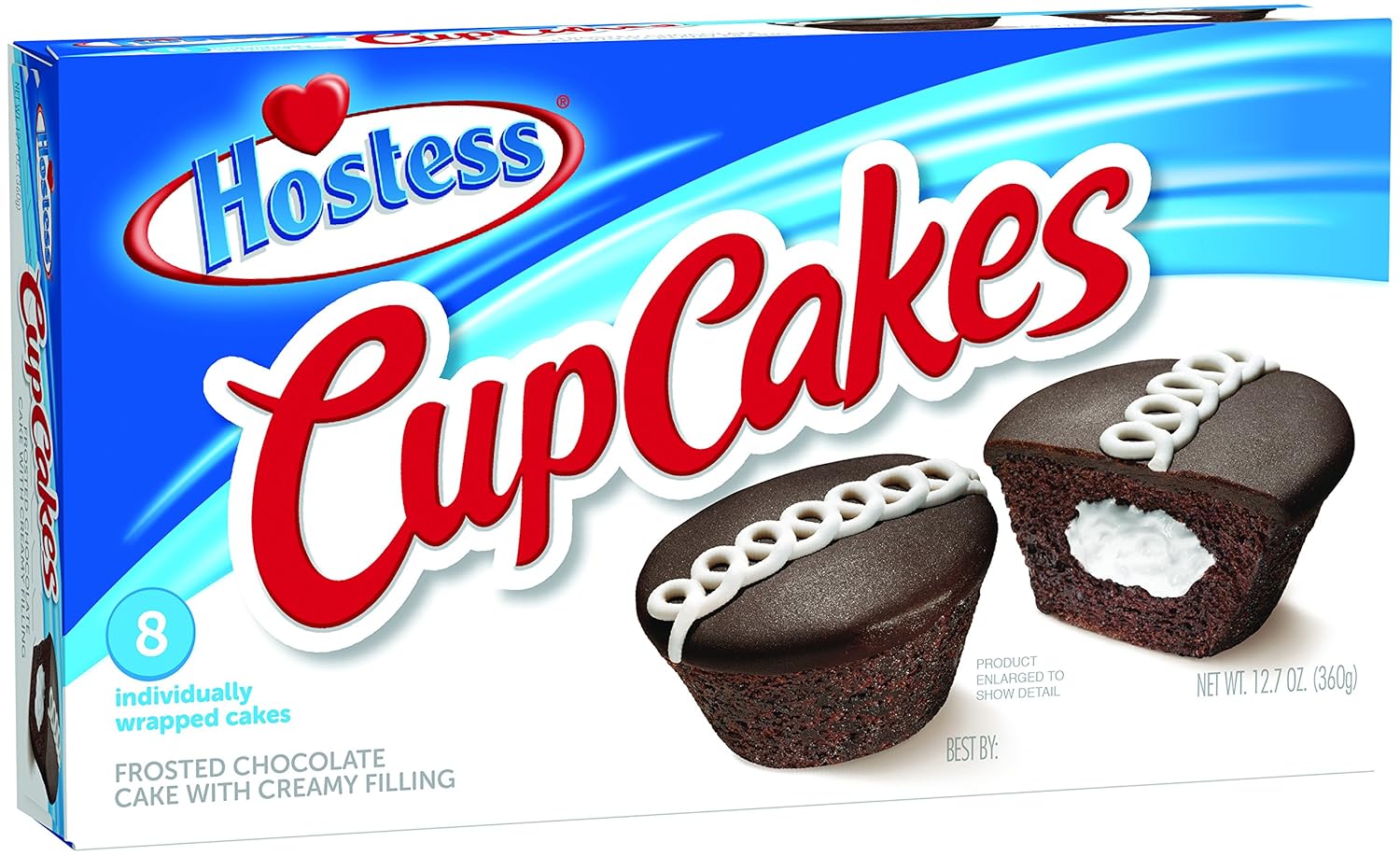 Hostess Cupcakes, Chocolate, 8 Count (Pack of 6)