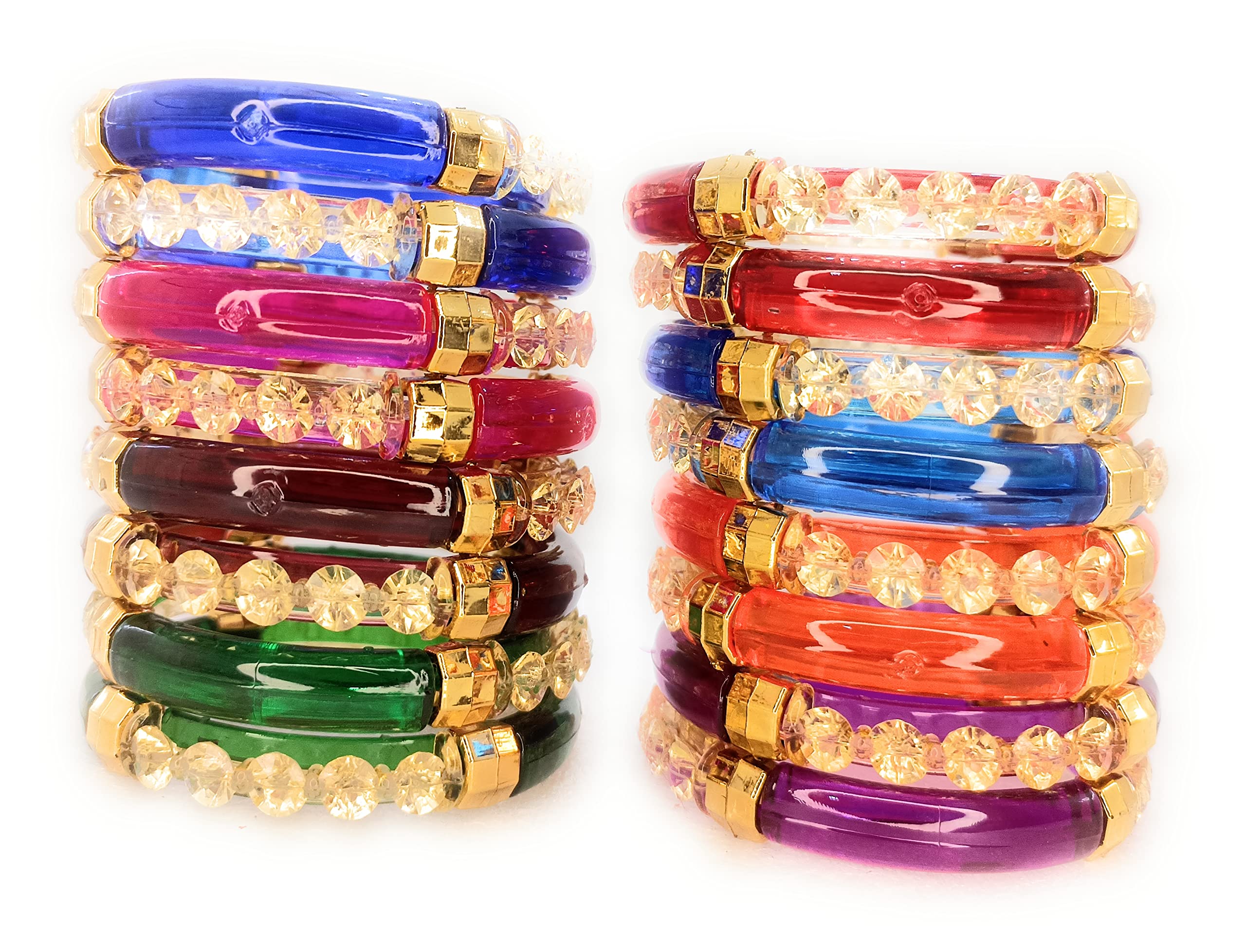 SBS Multicolor Dual Tone Plastic Kada bangle set of 08 colors/ 16 bangles for GIrl Child(1-2 year old (45mm diameter)) (B0C4HW1YVL) Amazon Price History, Amazon Price Tracker