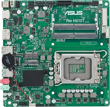 ASUS PRO H610T-CSM Intel H610 LGA1700 DDR5 5600 DP HDMI LVDS M2 USB3.2, Motherboard