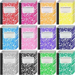 72 Pack Marble Mini Notebooks