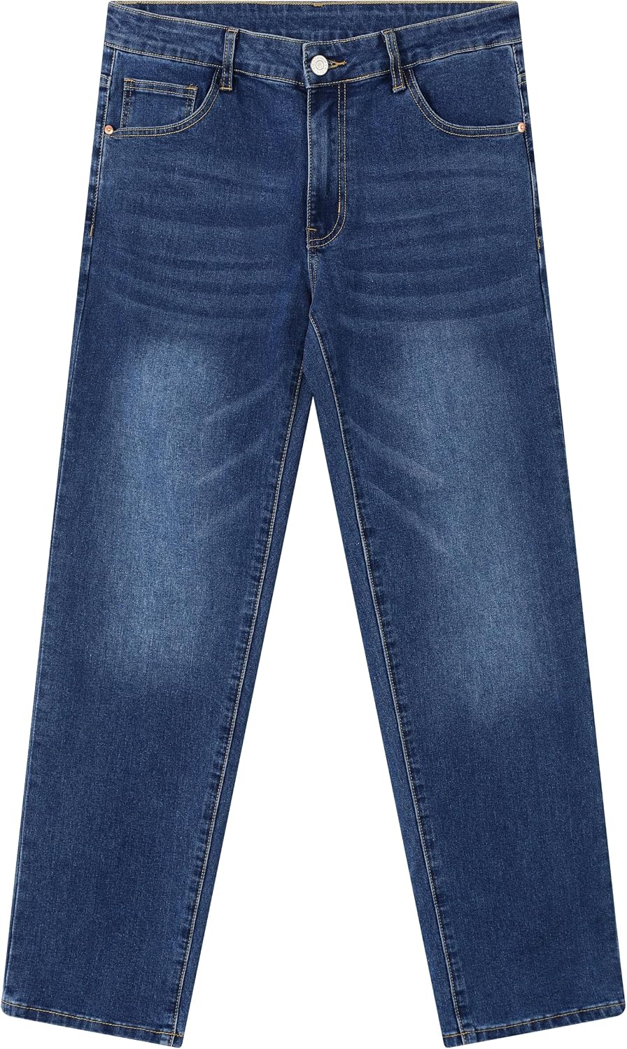 MZNBURAM Men's Slim Fit Stretch Jeans - Casual Taper Denim Pants for Everyday Work and Daily Wear, All Season Comfort image 5