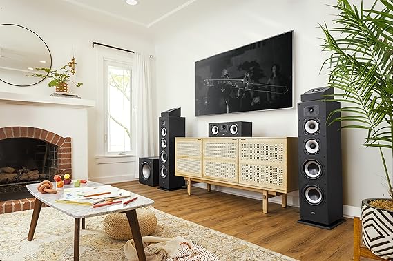 Polk Monitor XT30 Compact Center Channel Speaker - Hi-Res Audio Certified, Dolby Atmos & DTS:X Compatible, 1 Terylene Tweeter & Dual 5.25 Dynamically Balanced Woofer, Midnight Black
