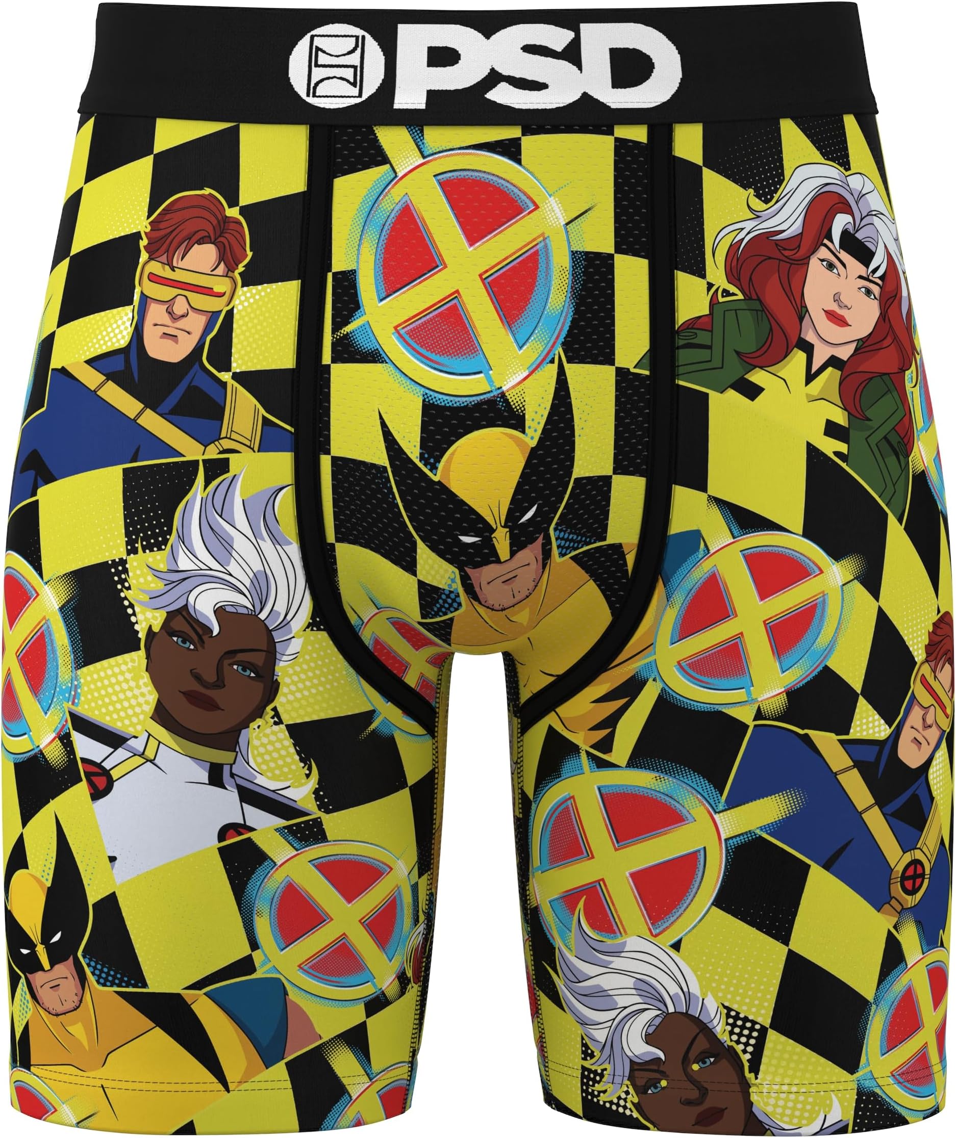 PSD Men's Xmen Checker Boxer Briefs, Multi, S