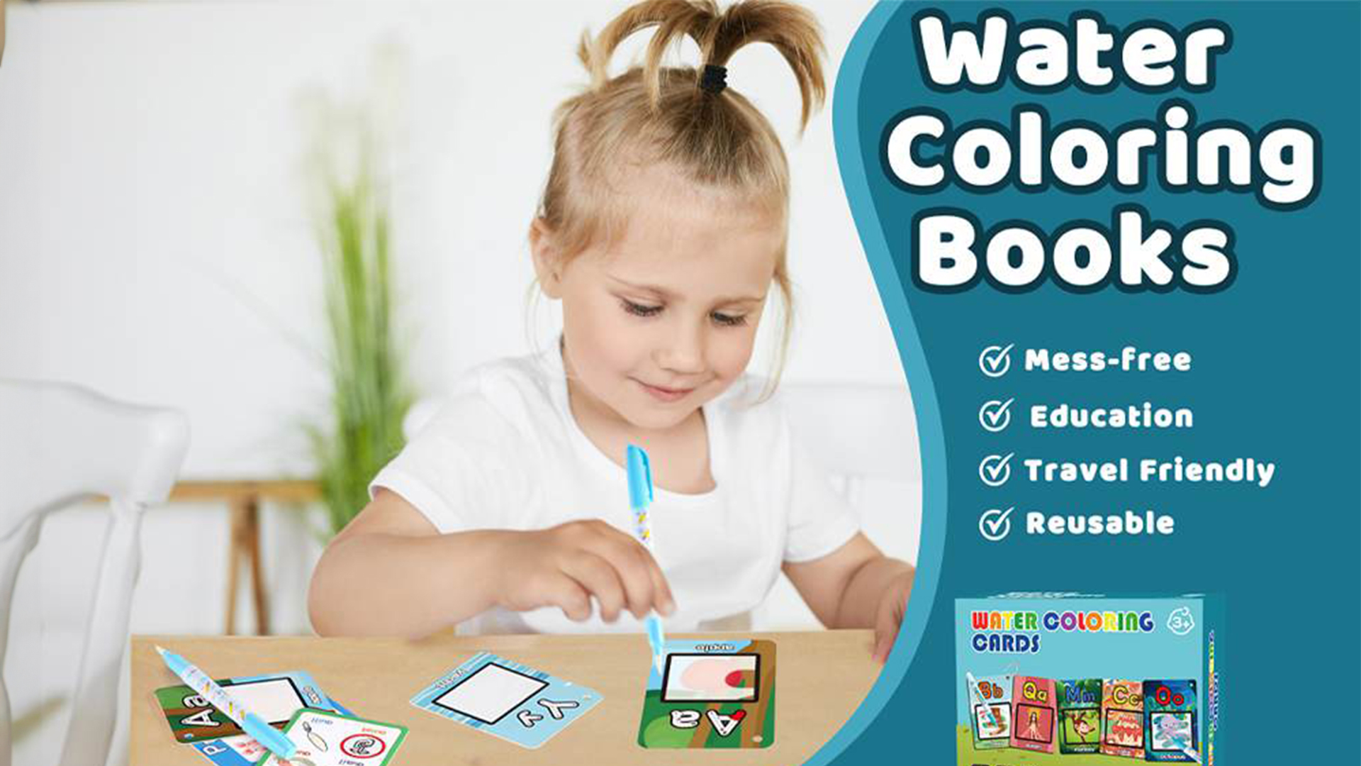 Amazon.com: Water Coloring Books for Toddlers, Aqua Painting Book