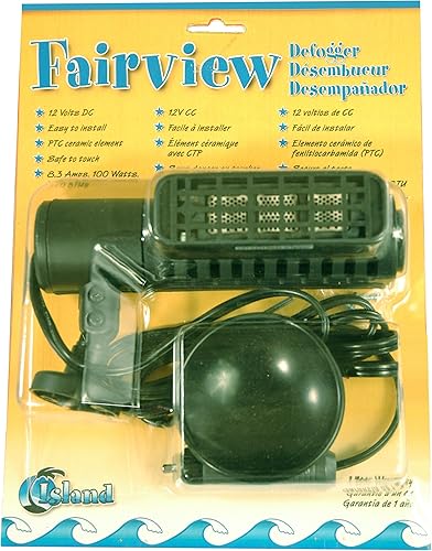 Miniatura 5 de Caframo Fairview 9303 - Desempañador de parabrisas de 12 voltios, negro, 6.75 x 2.5 x 4.0 pulgadas