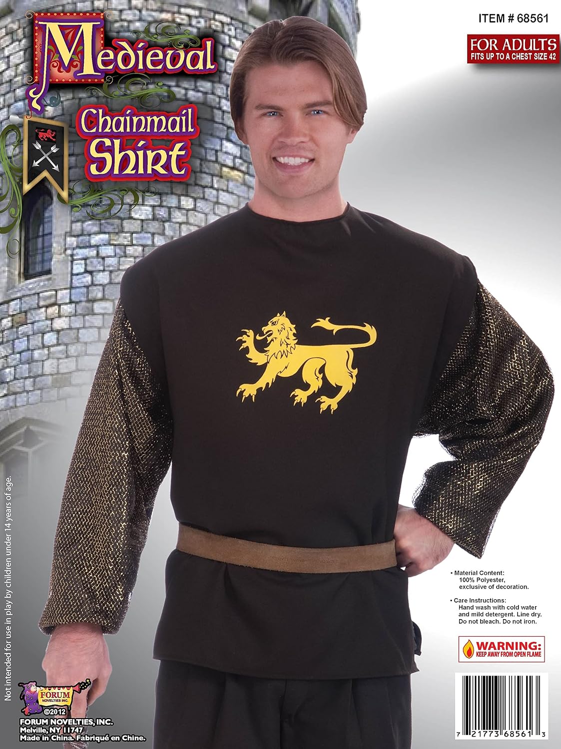 Forum Adult Medieval Chain Mail Shirt