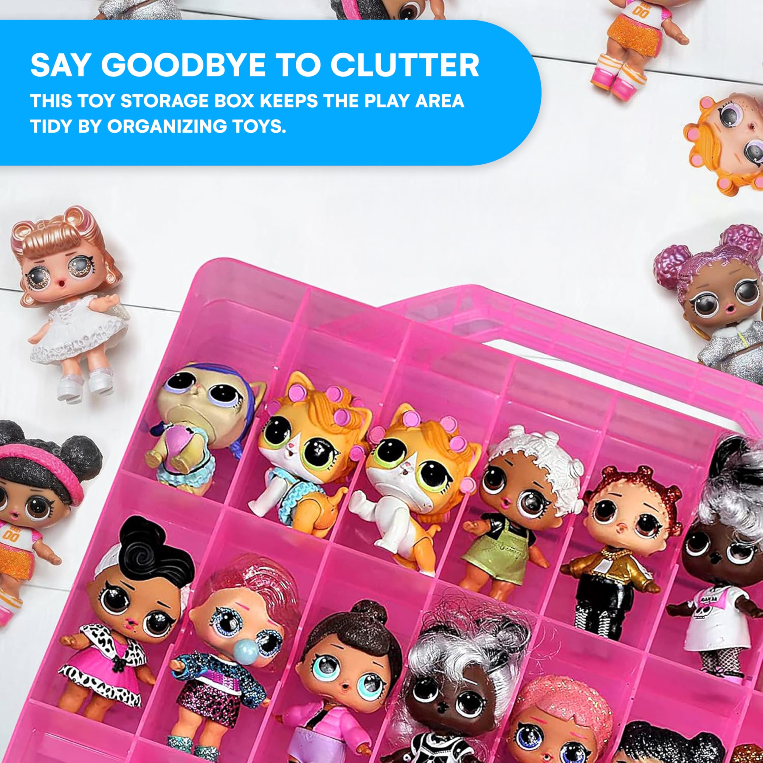 Collectibles Lol Box Storage Plastic Toy Storage Case Compatible
