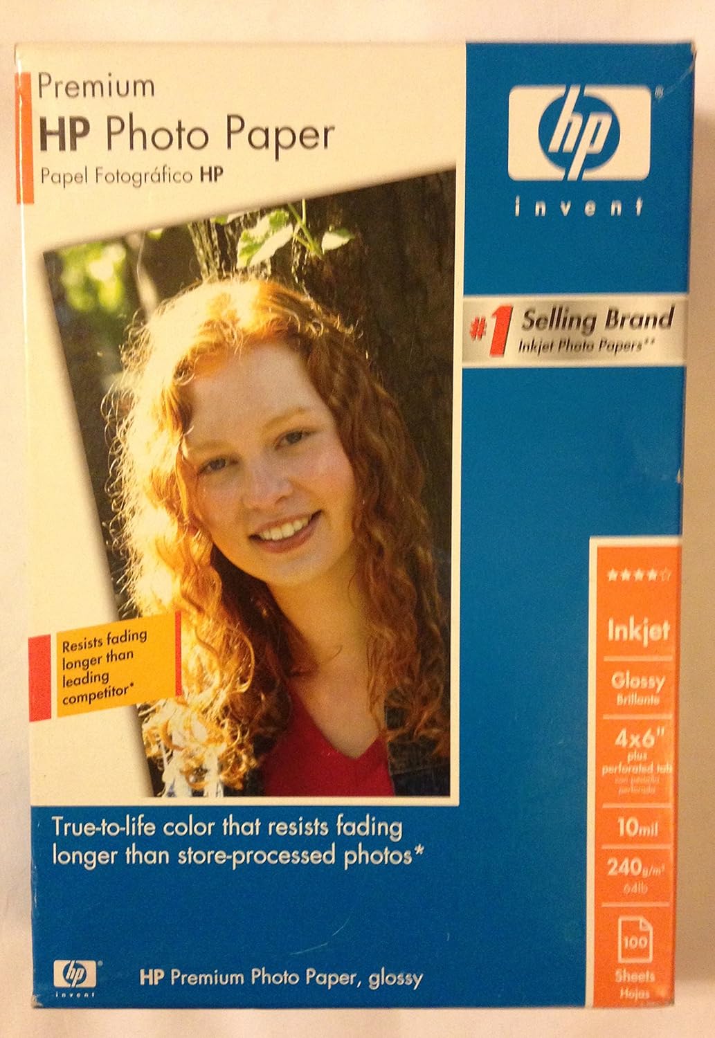 HP Premium Glossy Photo Paper100 sht/4 x 6 in Plus tab Photo Paper Amazon.co.uk Stationery