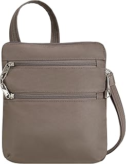 Travelon Anti-theft Classic Slim Double Zip Crossbody