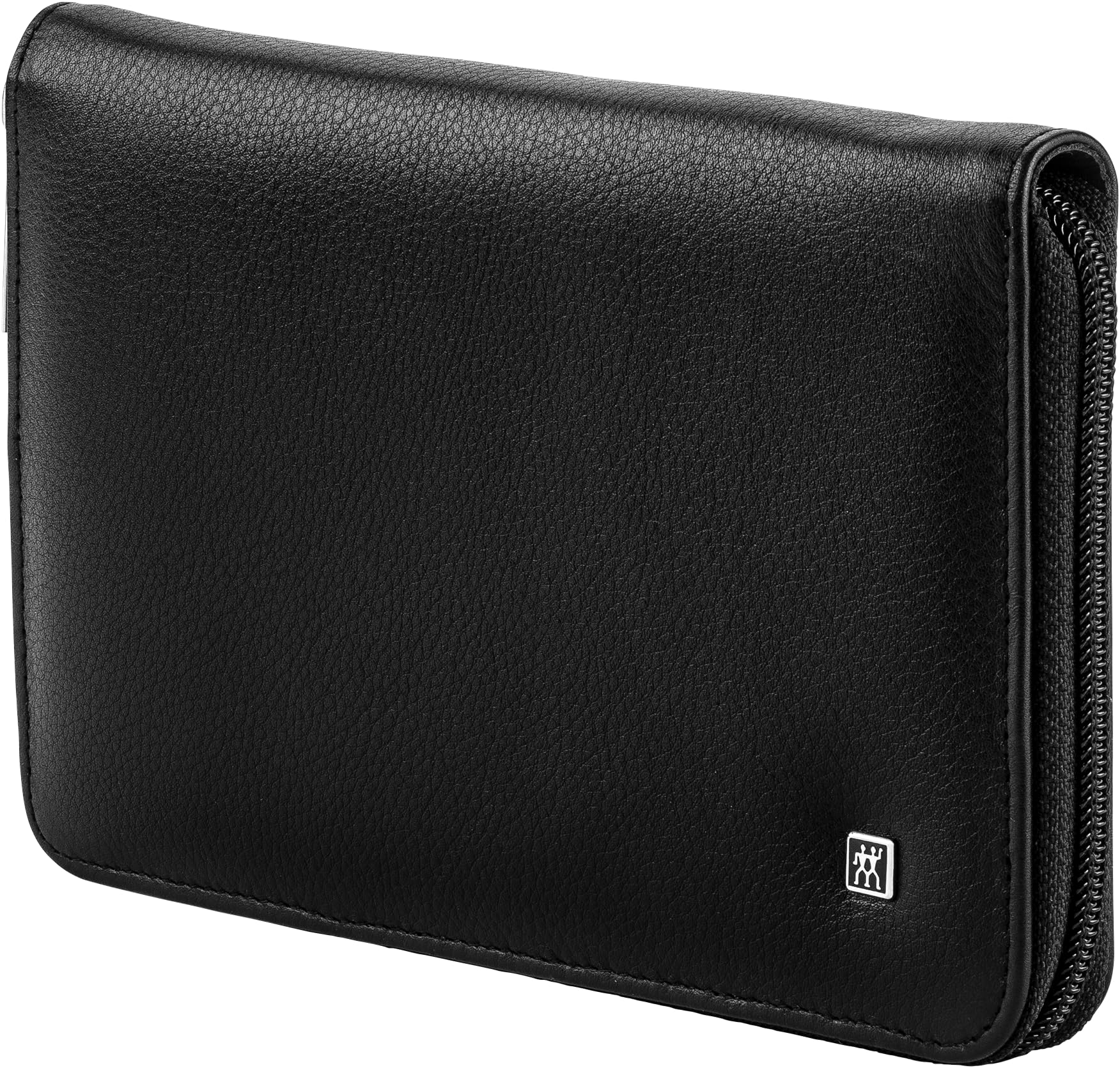 ZWILLING Maniküre-Set (8 teilig, komplette Nagelpflege, Pediküre, Echtleder Etui mit Reißverschluss), Premium, Schwarz