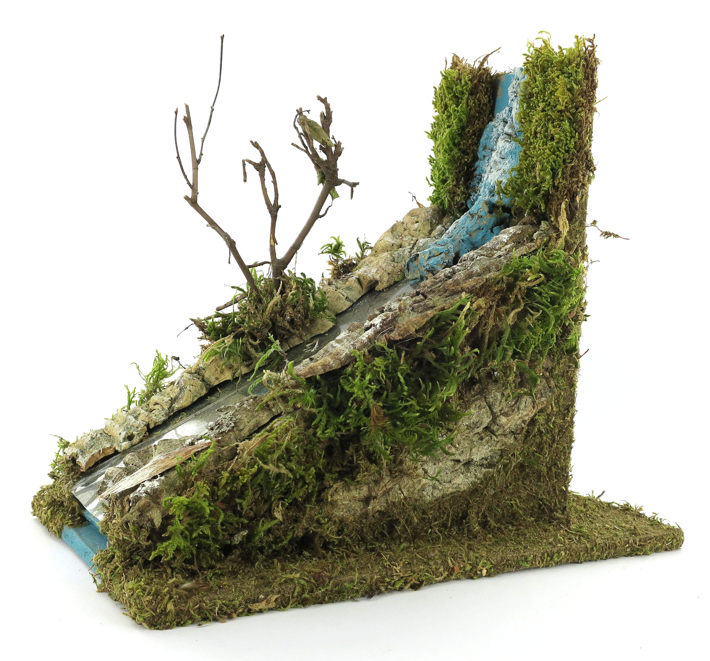 Bertoni Rapide de Rivière pour Crèche | Produit Italien | 15x21x23,5 cm