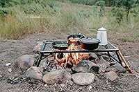 Vista 7 de Stansport Parrilla de Campamento Portátil de Acero con Revestimiento en Polvo