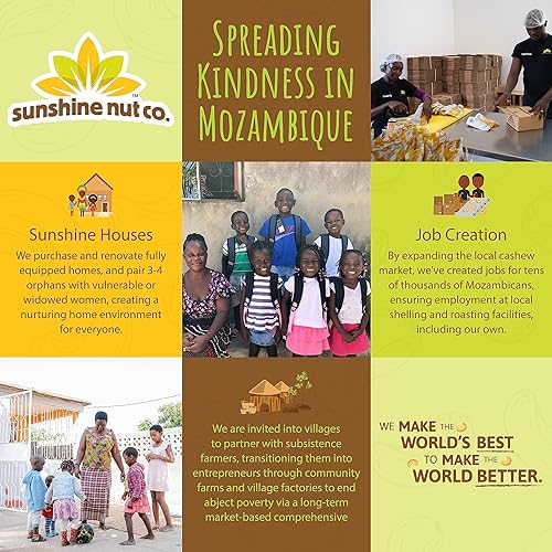 Miniatura 6 de Sunshine Nut Co., Envases de anacardos ligeramente salados tostados enteros, sin gluten, sin maní y veganos, paquetes individuales de aperitivos